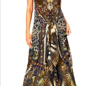 Camilla Kakadu Calling tie front multi-wear dress, small. In good condition